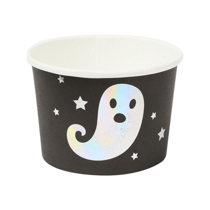 Costumes Australia Ghost Tableware Party Treat Tubs X8_1