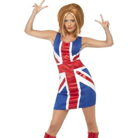 Costumes Australia Ginger Power 1990s Union Jack Spice Girls Dress_1