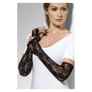 Costumes Australia Size Chart Gloves Gothic Lace Fingerless Black 52cm