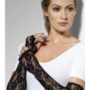 Costumes Australia Gloves Gothic Lace Fingerless Black 52cm_1