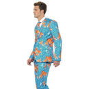 Costumes Australia Goldfish Stand Out Suit Adult Blue Orange_3