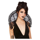 Costumes Australia Gothic Stand Up Collar Adult Fever Black Lace_1