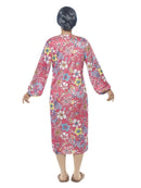 Costumes Australia Gravity Granny Costume Adult Pink Bodysuit_4
