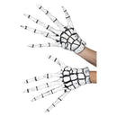 Costumes Australia Size Chart Grim Reaper Skeleton Gloves Adult White