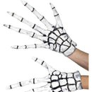 Costumes Australia Grim Reaper Skeleton Gloves Adult White_1