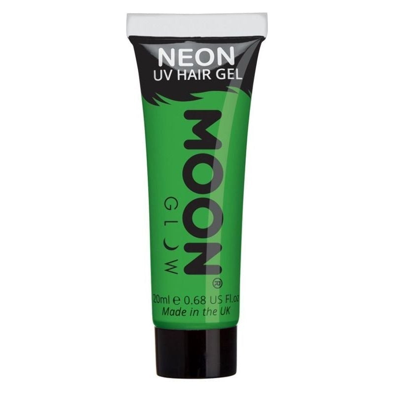 Costumes Australia Hair Gel Moon Glow Intense Neon UV Adult Single, 20ml Costume Make Up_2