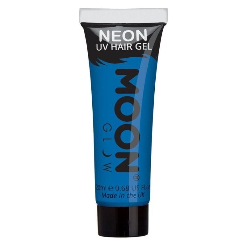 Costumes Australia Hair Gel Moon Glow Intense Neon UV Adult Single, 20ml Costume Make Up_1