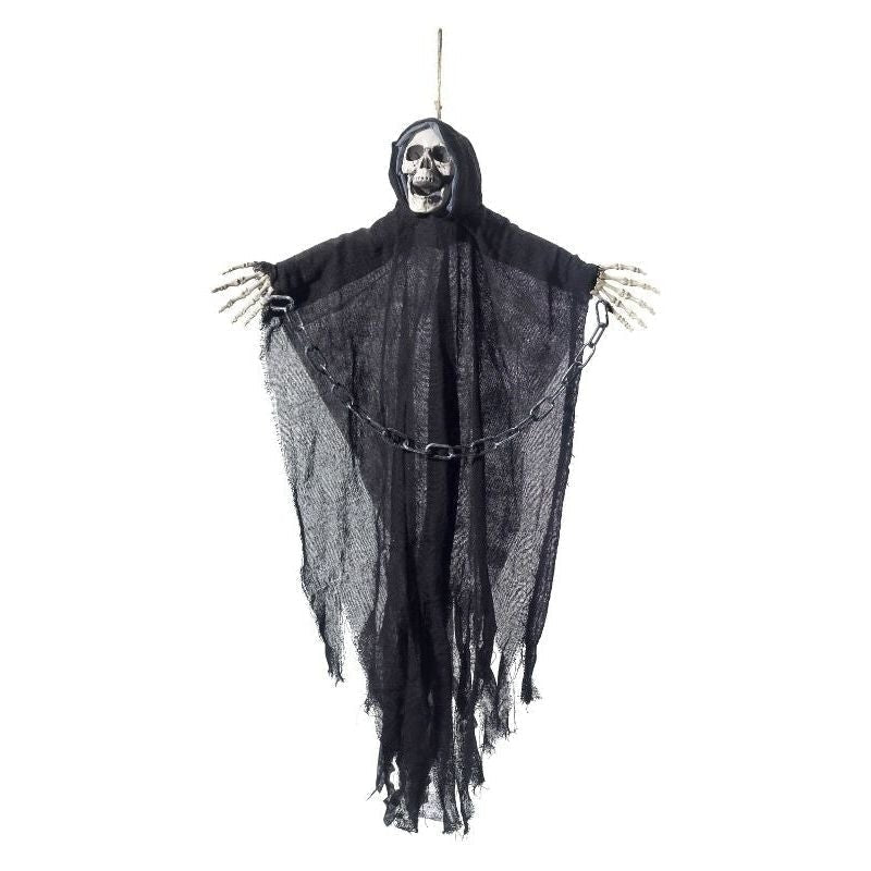 Costumes Australia Hanging Reaper Skeleton Decoration Adult Black_1