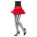 Costumes Australia Size Chart Harlequin Tights Adult White Black