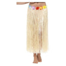 Costumes Australia Size Chart Hawaiian Hula Skirt With Flowers Adult Natural 75cm