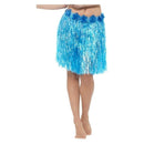 Costumes Australia Size Chart Hawaiian Hula Skirt With Flowers Adult Neon Blue