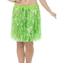 Costumes Australia Hawaiian Hula Skirt With Flowers Adult Neon Green_1