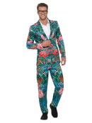Costumes Australia Hawaiian Tropical Flamingo Suit Adult Green_4