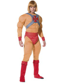 Costumes Australia He Man Muscle Costume Adult Jumpsuit Orange Red Silver_4
