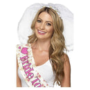 Costumes Australia Size Chart Hen Night Veil Adult White