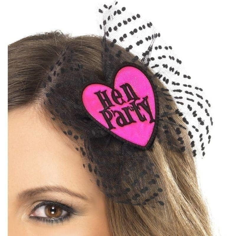 Costumes Australia Hen Party Hair Bow Adult Pink_1