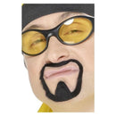 Costumes Australia Size Chart Herb Warrior Tash and Goatee Beard Set Adult Black