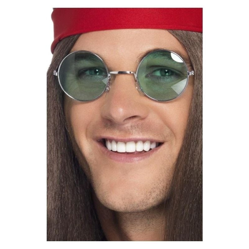 Costumes Australia Size Chart Hippie Specs Adult Silver