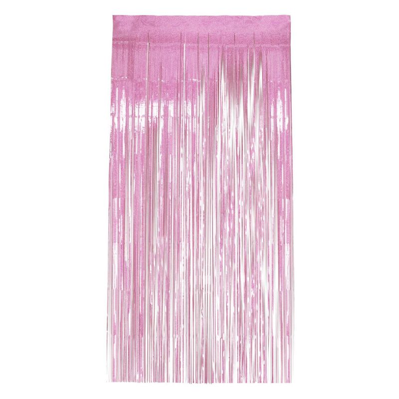 Costumes Australia Holographic Foil Curtain Backdrop Pink Adult_1