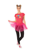 Costumes Australia I Love The 80s Pink T Shirt Adult Costume_4