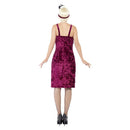Costumes Australia Jazz Flapper Costume Burgundy Adult_2