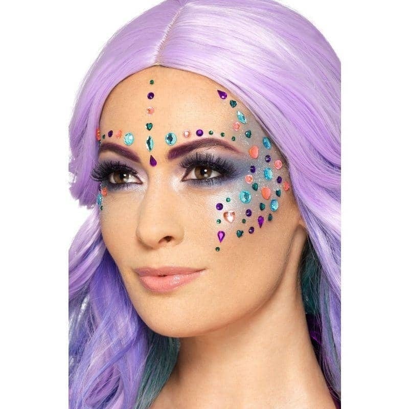 Costumes Australia Jewel Face Gems Makeup FX Sheet Of 100_1