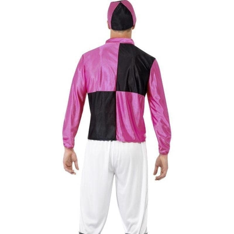 Costumes Australia Jockey Costume Adult Pink Black Outfit_2