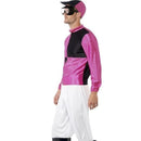 Costumes Australia Jockey Costume Adult Pink Black Outfit_3