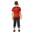 Costumes Australia Jolly Roger Pirate Costume Red Child_2