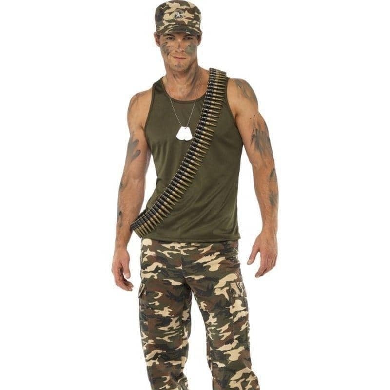 Costumes Australia Khaki Camo Deluxe Costume Adult_2