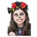 Costumes Australia Kids DOTD Black & Red Rose Headband Child_1