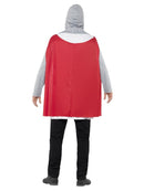Costumes Australia Knight Costume Adult White With Cape Belt Hood_3
