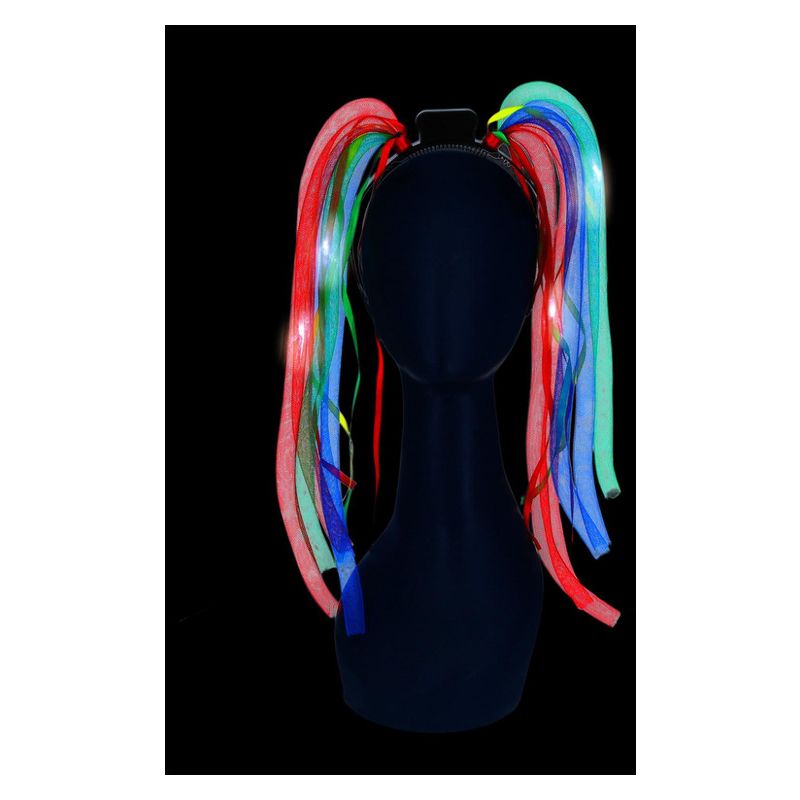 Costumes Australia LED Light Up Rainbow Spaghetti Headband Child_1