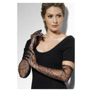 Costumes Australia Size Chart Lace Gloves Adult Black