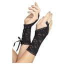 Costumes Australia Size Chart Lace Glovettes Adult Black