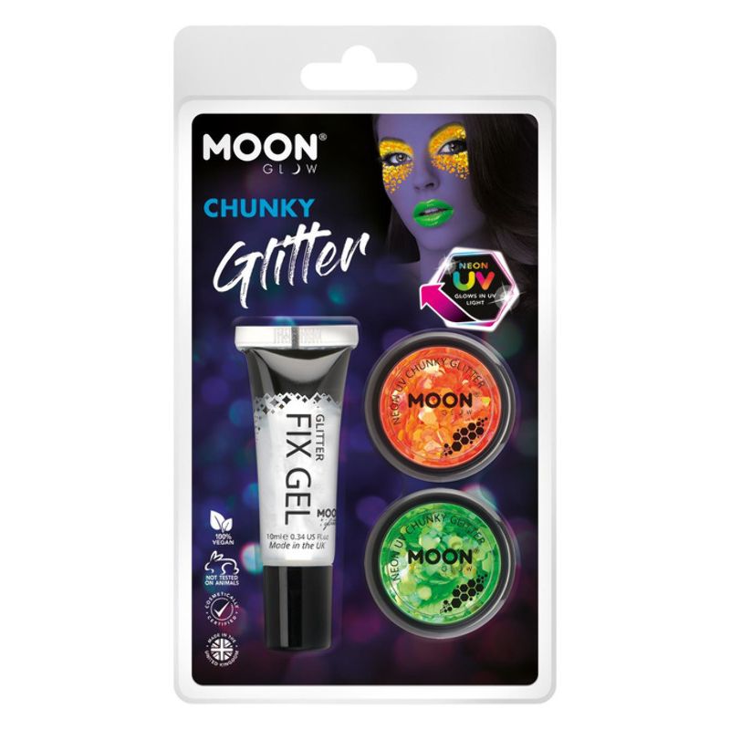 Moon Glow - Neon UV Chunky Glitter 1