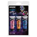 Moon Glow - Neon UV Chunky Glitter Gel 1