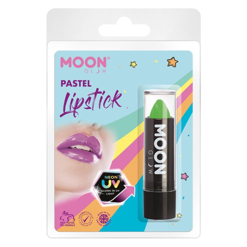 Moon Glow Pastel Neon UV Lipstick Pastel Green M37630 Costume Make Up