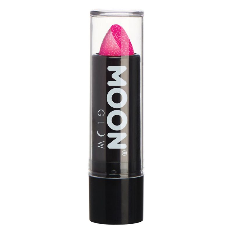 Moon Glow - Neon UV Glitter Lipstick Magenta 1