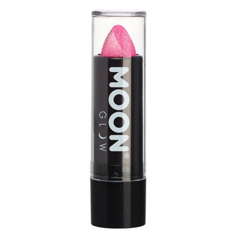 Moon Glow - Neon UV Glitter Lipstick Hot Pink 1