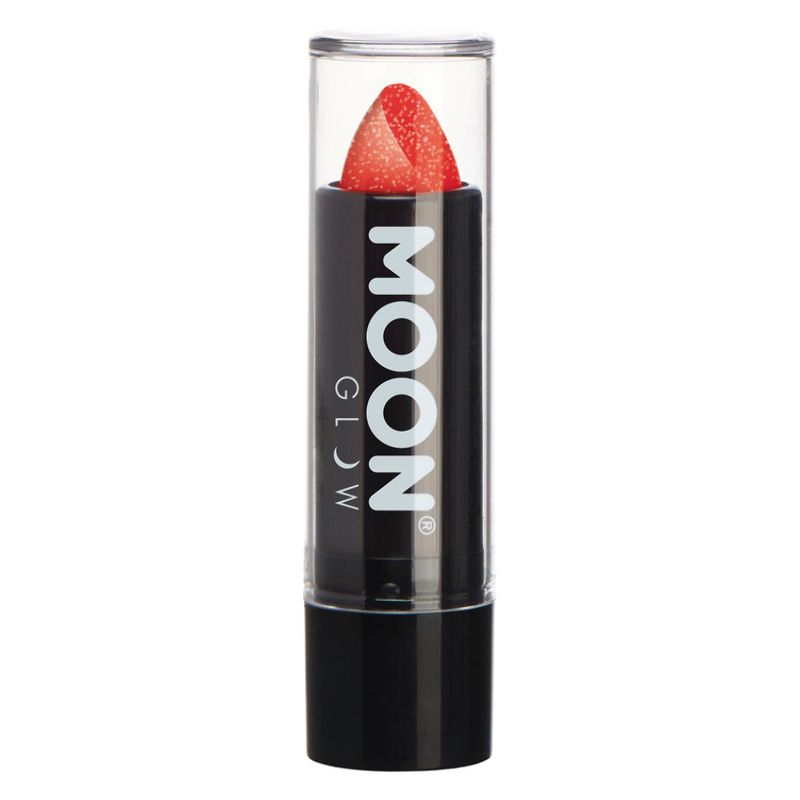 Moon Glow - Neon UV Glitter Lipstick Red 1