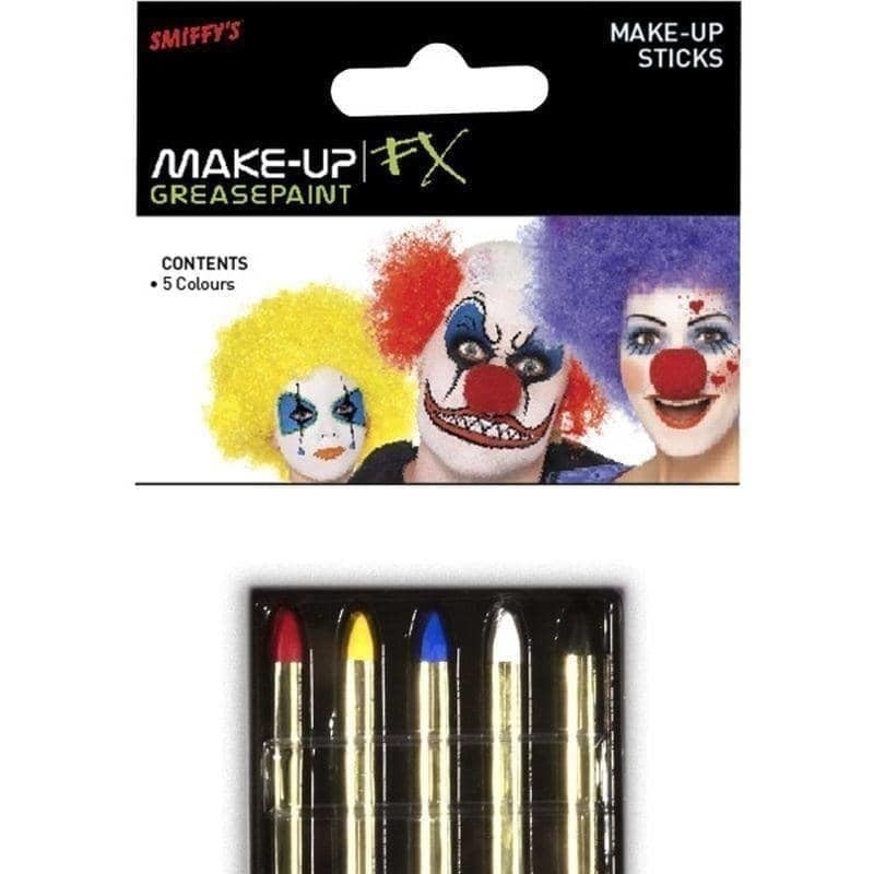 Costumes Australia Make Up Sticks In 5 Colours Adult Assorted_1