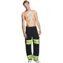 Costumes Australia Male Firefighter Costume Fever Adult Blue Orange_2