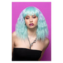 Costumes Australia Manic Panic® Lavender Mist Trash Goddess Wig Adult Green Purple_1