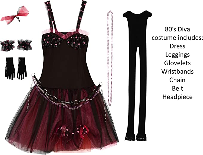 Costumes Australia Material Girl 80s Diva Costume_3