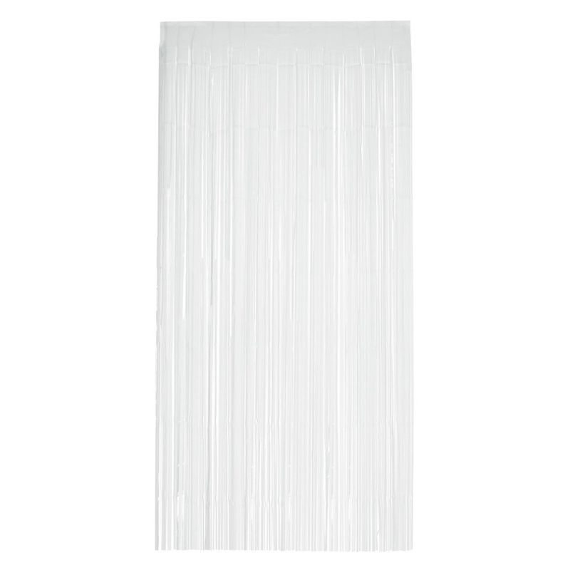 Costumes Australia Matt Fringe Curtain Backdrop White Adult_1