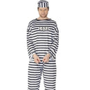 Costumes Australia Mens Convict Costume Black White_1