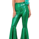 Costumes Australia Mermaid Flared Trousers Adult Green_1