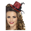 Costumes Australia Size Chart Mini Tophat Adult Red