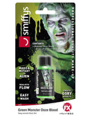 Costumes Australia Size Chart Monster Ooze Blood Green 30ml Makeup Accessory